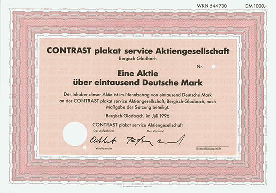 CONTRAST plakat service AG