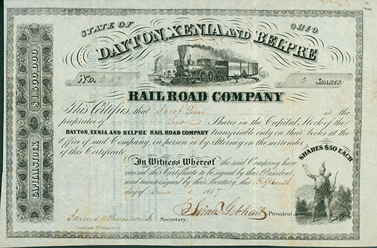Dayton, Xenia and Belpre Rail Road Company