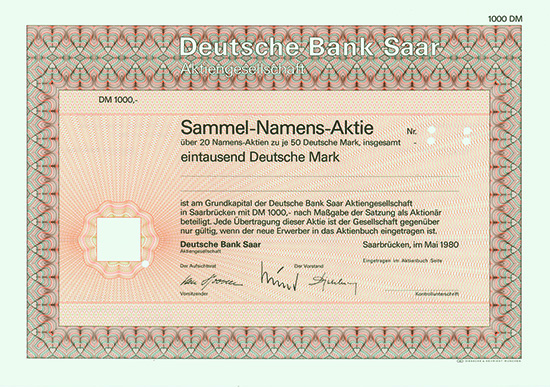 Deutsche Bank Saar AG