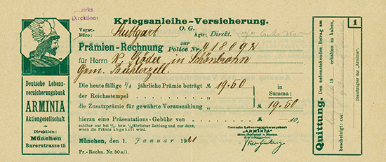 Deutsche Lebensversicherungsbank ARMINIA AG