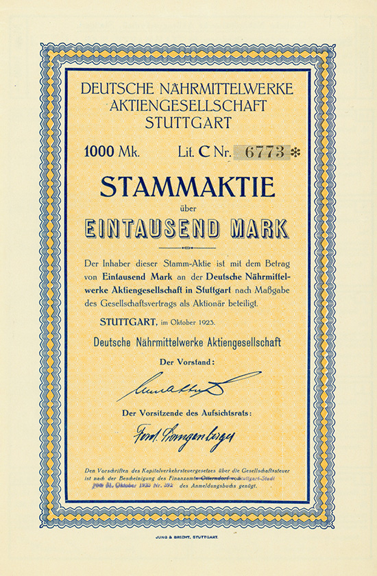 Deutsche Nährmittelwerke AG