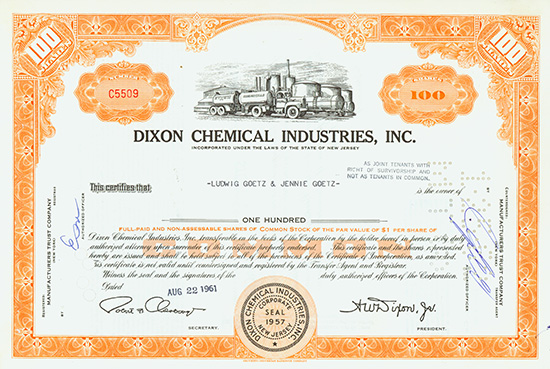 Dixon Chemical Industries, Inc.