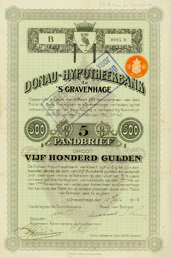 Donau-Hypotheekbank te 's-Gravenhage