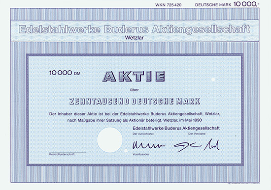 Edelstahlwerke Buderus AG