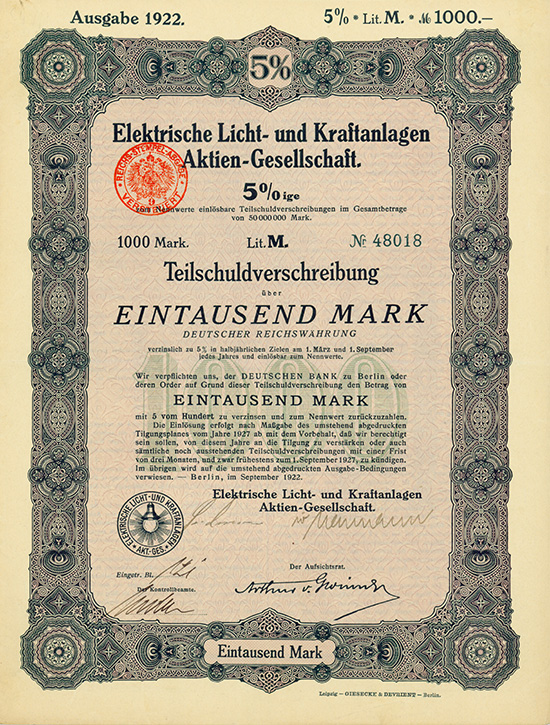 Elektrische Licht- und Kraftanlagen AG