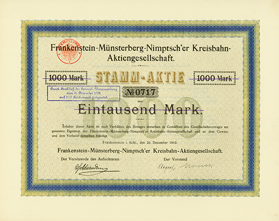 Frankenstein-Münsterberg-Nimptsch'er Kreisbahn-AG