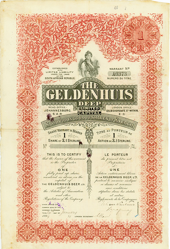 Geldenhuis Deep Limited