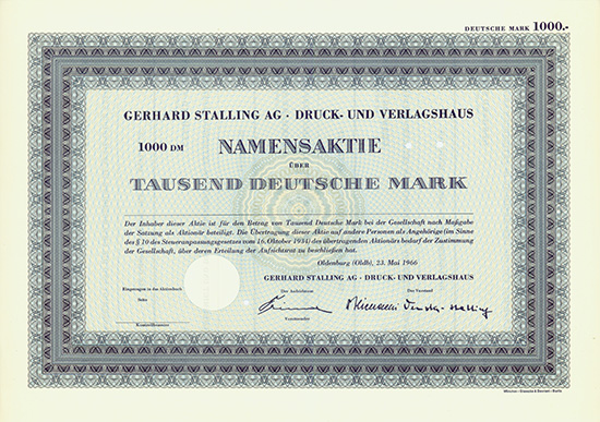 Gerhard Stalling AG Druck- und Verlagshaus