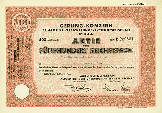 Gerling-Konzern Allgemeine Versicherungs-AG