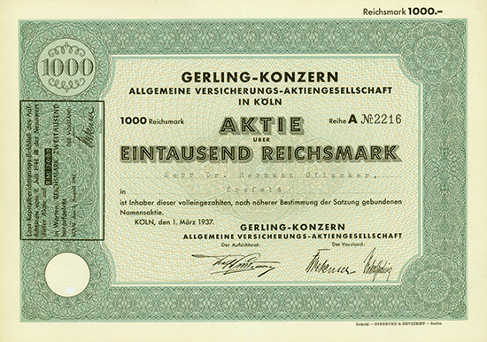 Gerling-Konzern Allgemeine Versicherungs-AG