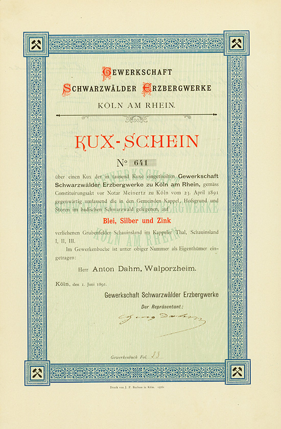 Gewerkschaft Schwarzwälder Erzbergwerke