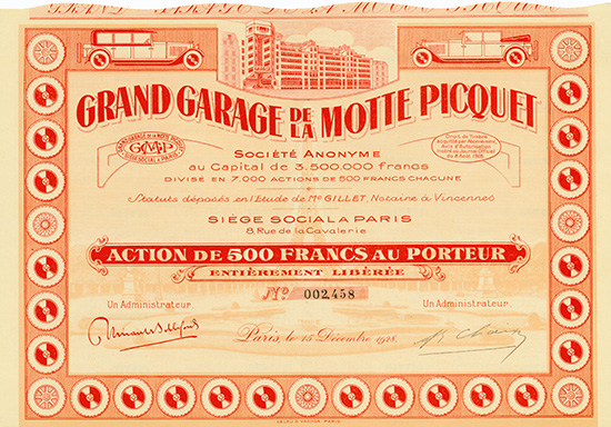 Grand Garage de la Motte Picquet S.A.