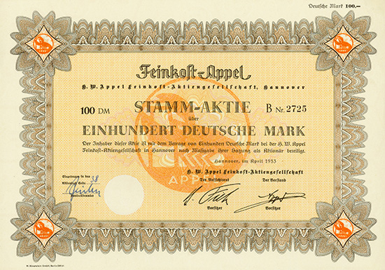 H. W. Appel Feinkost-AG