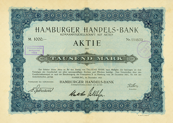 Hamburger Handels-Bank KGaA