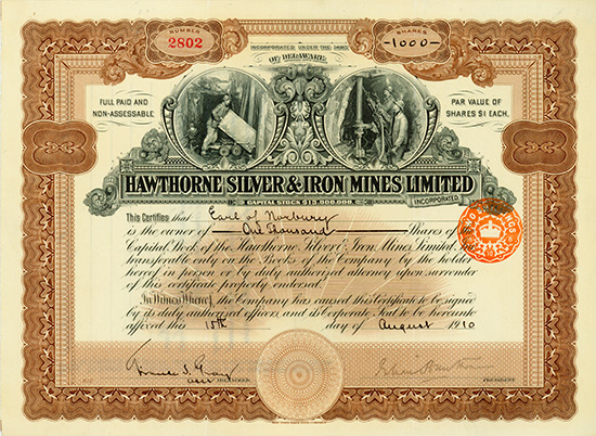 Hawthorne Silver & Iron Mines Limited