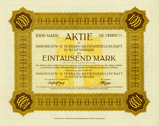 Immobilien- u. Terrain-AG