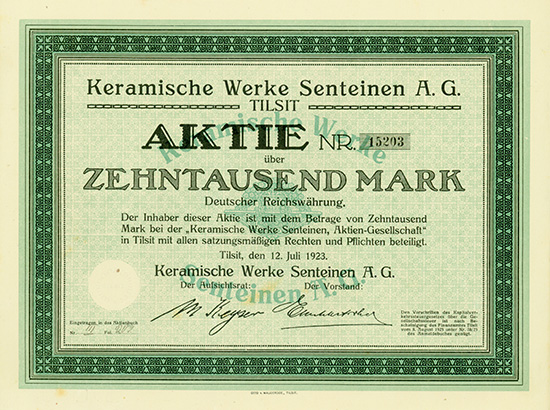 Keramische Werke Senteinen AG