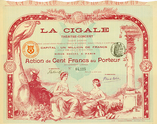 La Cigale Theatre-Concert S.A.