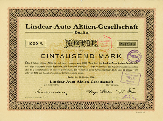 Lindcar-Auto AG