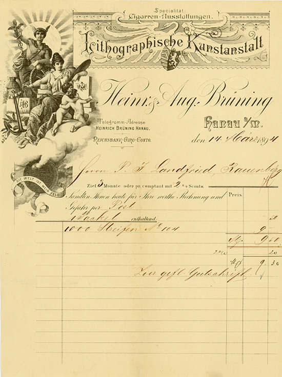 Lithographische Kunstanstalt Heinrich & August Brüning