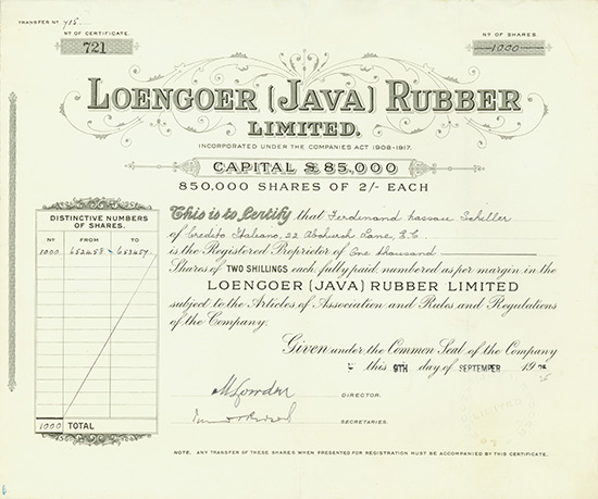 Loengoer (Java) Rubber Limited