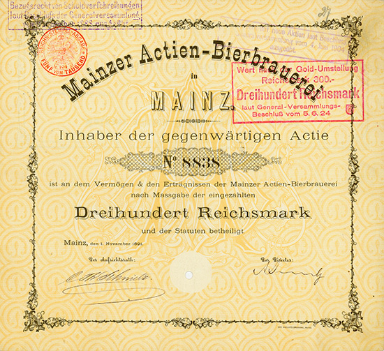 Mainzer Actien-Bierbrauerei