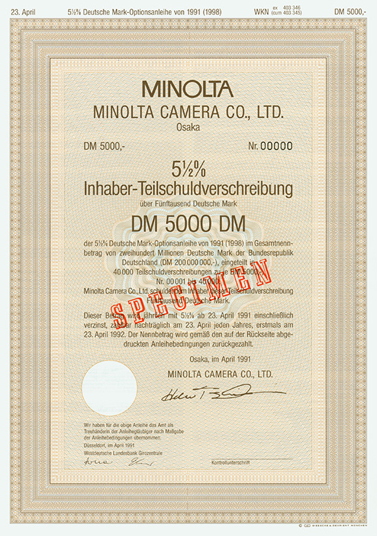 Minolta Camera Co., Ltd.