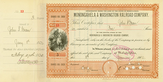 Monongahela & Washington Railroad Company