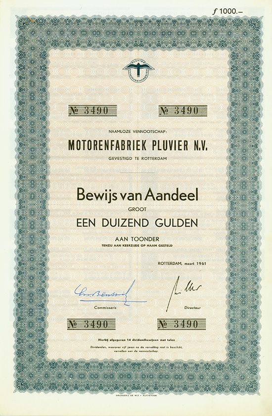 Motorenfabriek Pluvier N.V.