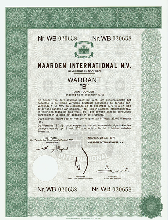 Naarden International N.V.