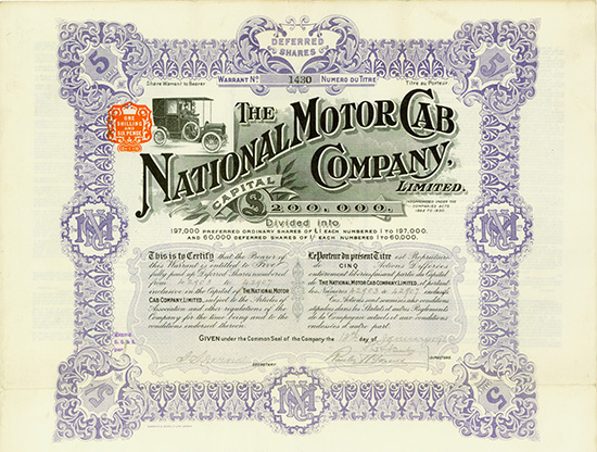 National Motor Cab Company, Limited