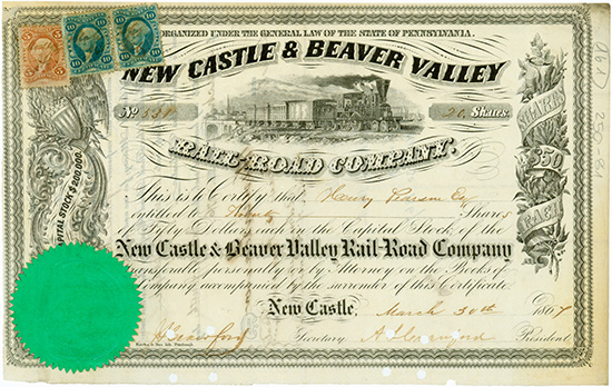 New Castle & Beaver Valley Rail-Road Company