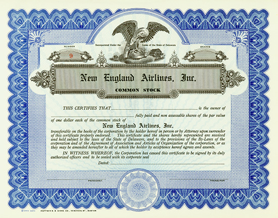 New England Airlines, Inc.