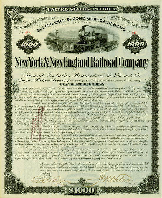 New York & New England Railroad Company