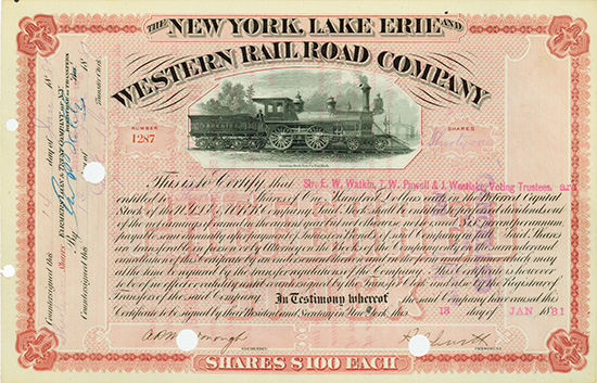 New York, Lake Erie and Western Railroad Company