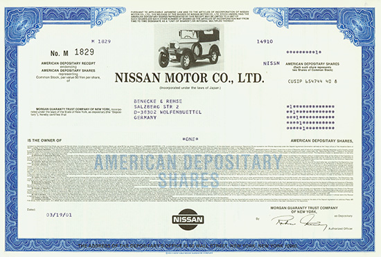 Nissan Motor Co., Ltd.