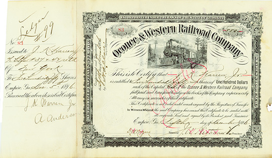 Oconee & Western Railroad Company