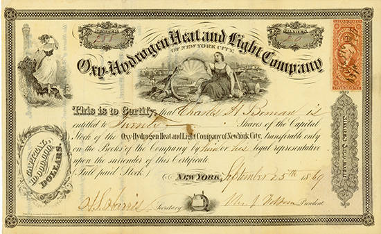 Oxy-Hydrogen Heat and Light Company