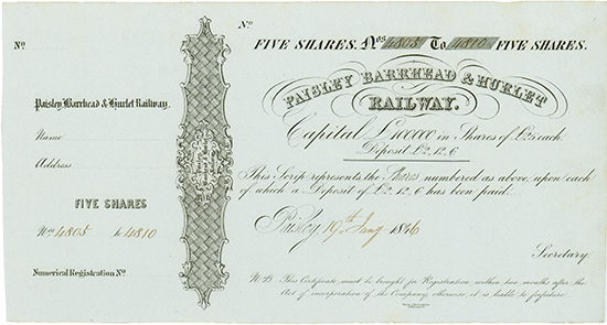 Paisley Barrhead & Hurlet Railway