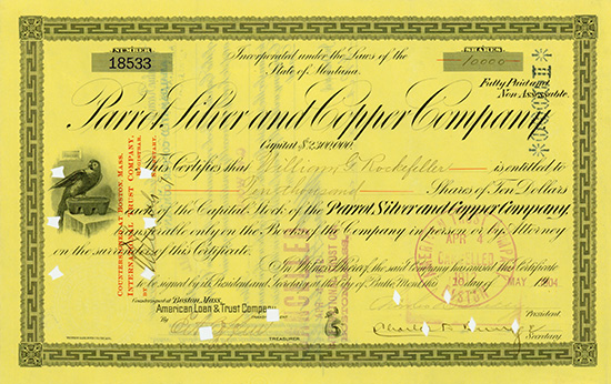 Parrot Silver and Copper Company