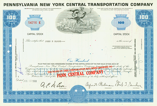 Pennsylvania New York Central Transportation Company