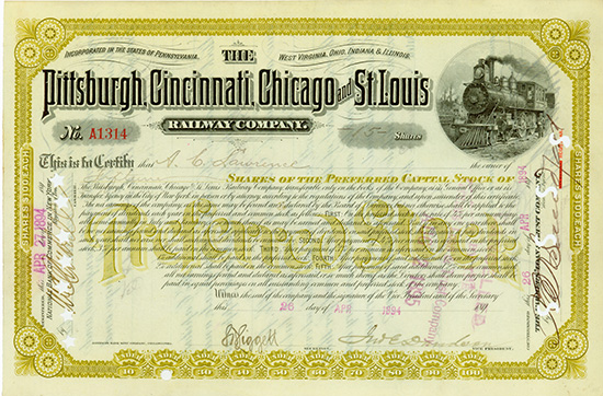Pittsburgh, Cincinnati, Chicago and St. Louis Railway Company