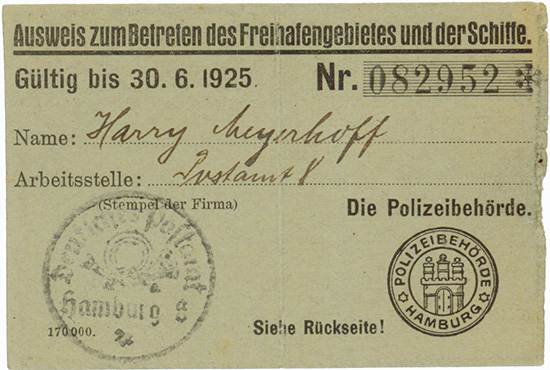 Polizeibehörde Hamburg: Freihafengebiet und Schiffe