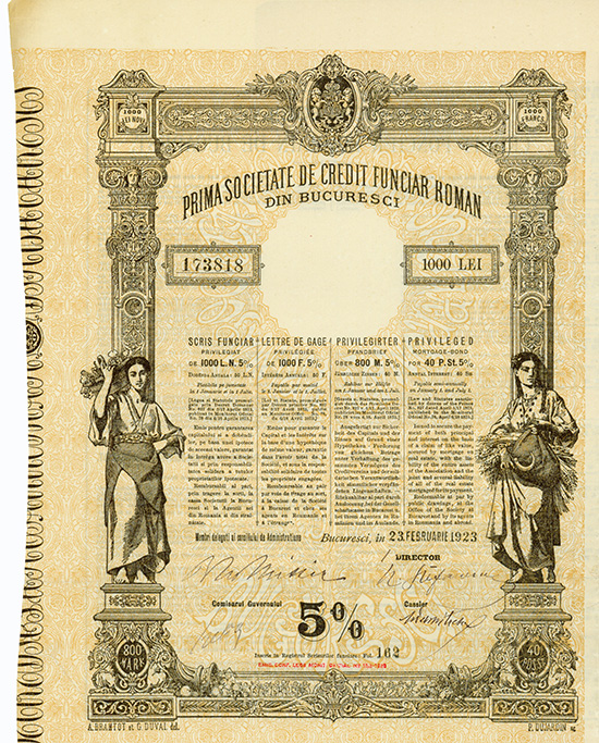 Prima Societate de Credit Funciar Roman din Bucuresti