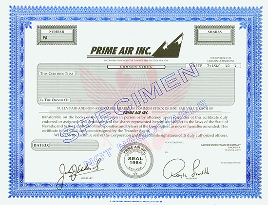 Prime Air Inc.