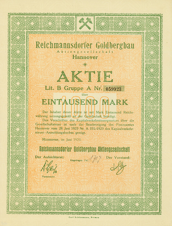 Reichmannsdorfer Goldbergbau AG