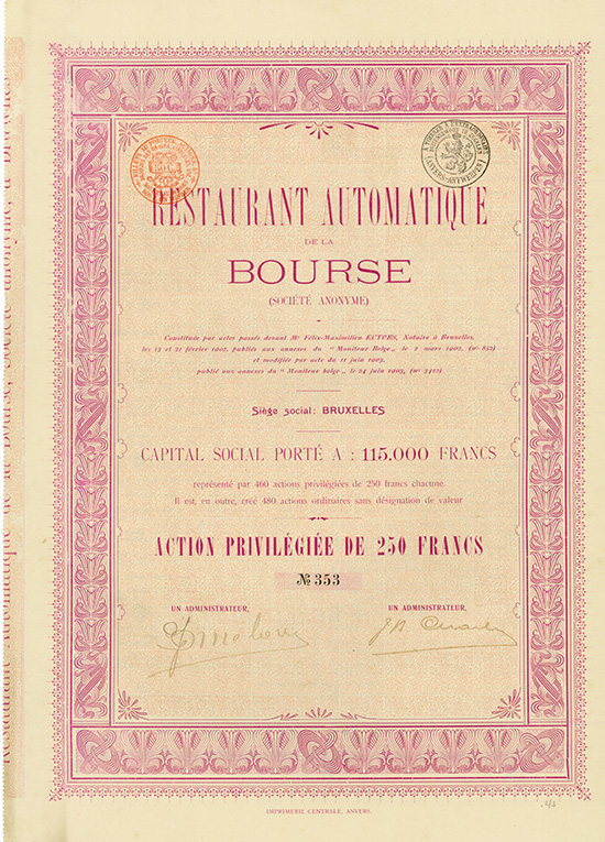 Restaurant Automatique de la Bourse