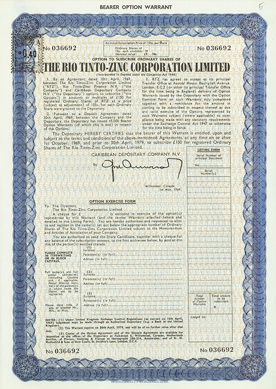 Rio Tinto-Zinc Corporation Limited