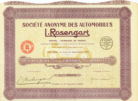 S.A. des Automobiles L. Rosengart
