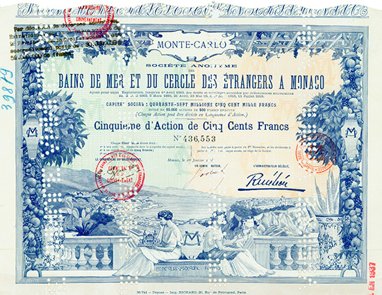 S.A. des Bains de Mer et du Cercle des Etrangers a Monaco